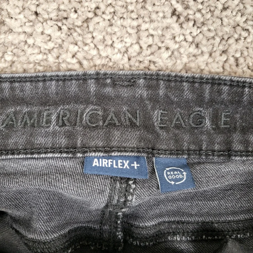 American Eagle Bootcut Jeans Mens 26x30 Black Excellent AirFlex+ 871446912